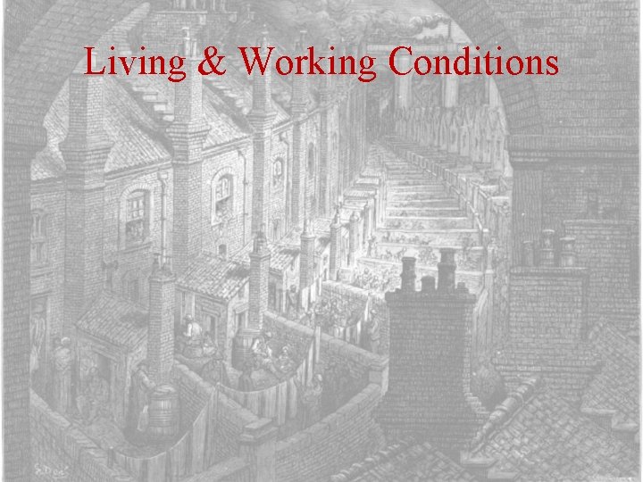 Living & Working Conditions 