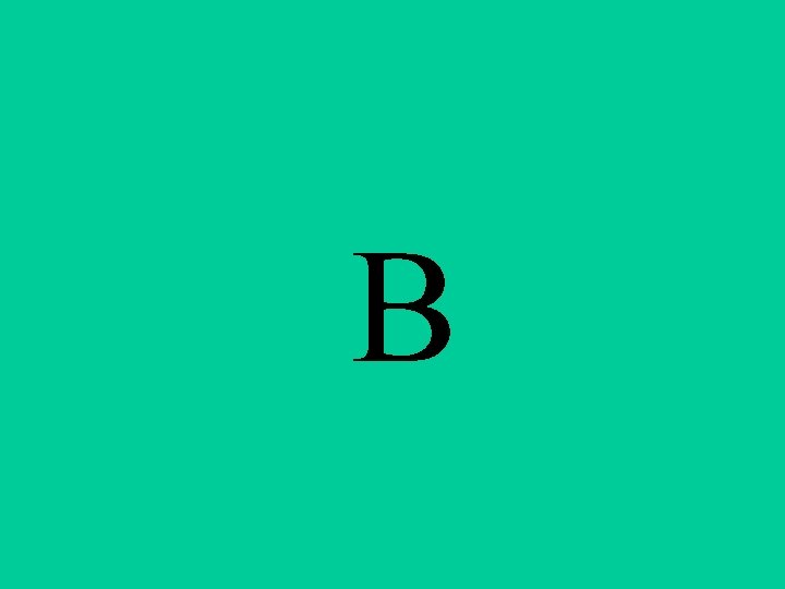 B 