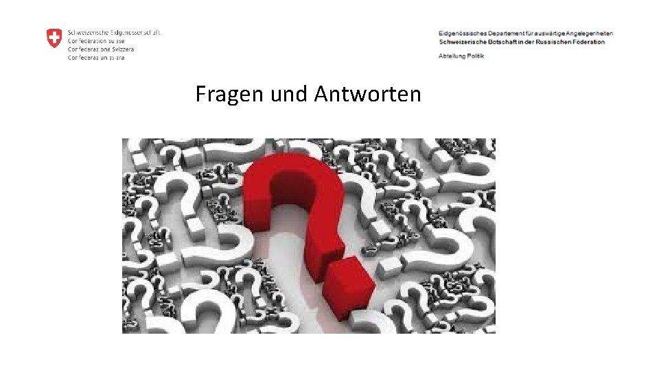 Fragen und Antworten 