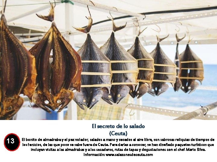 13 El secreto de lo salado (Ceuta) El bonito de almadraba y el pez