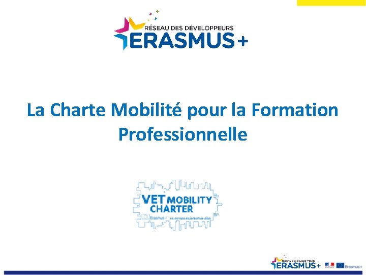 La Charte Mobilité pour la Formation Professionnelle 