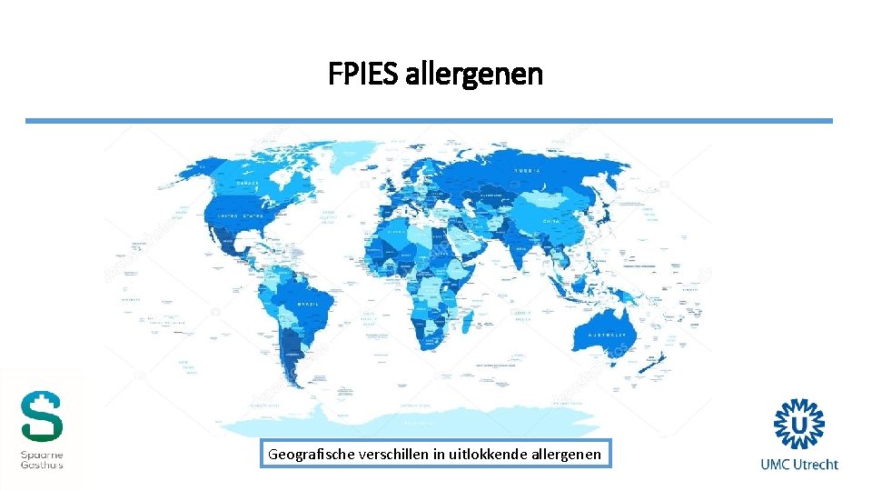 FPIES allergenen Geografische verschillen in uitlokkende allergenen 