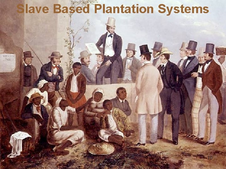 Slave Based Plantation Systems 10 
