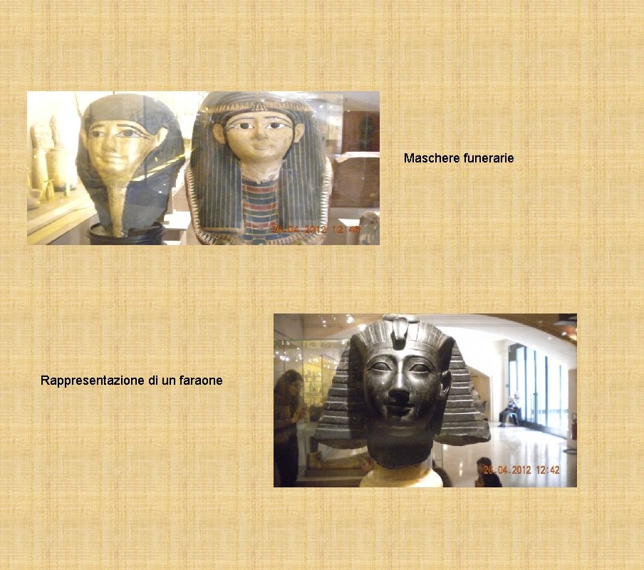 Maschere funerarie Rappresentazione di un faraone 