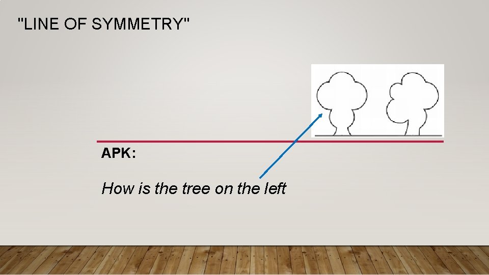 "LINE OF SYMMETRY" APK: How is the tree on the left 