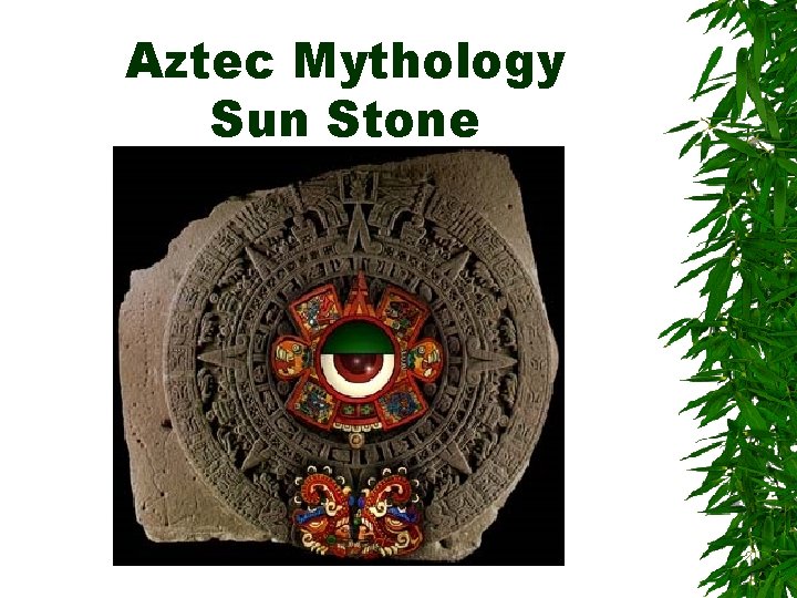 Aztec Mythology Sun Stone 