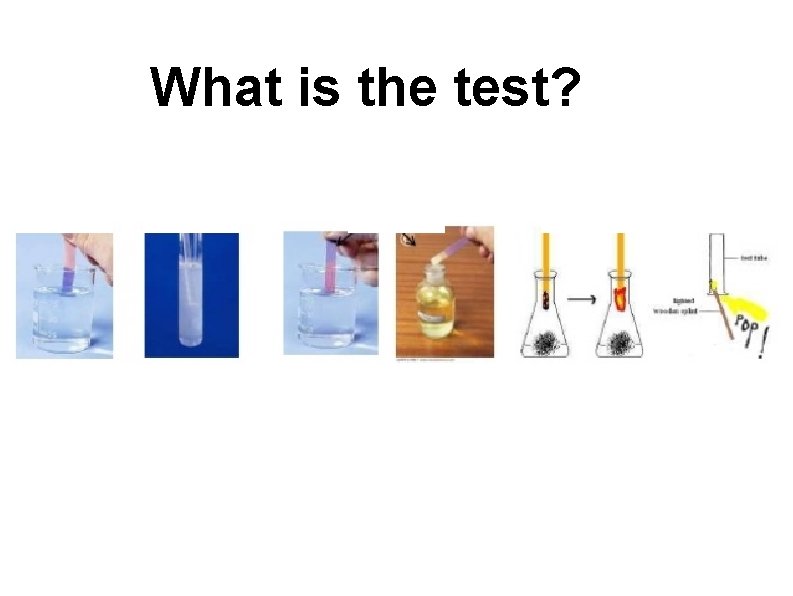 What is the test? 