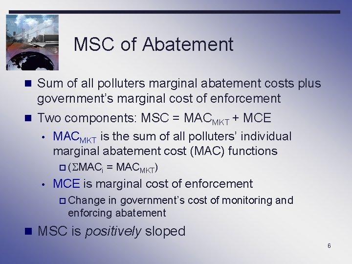 Chapter 4 Conventional Solutions to Environmental Problems CommandControl