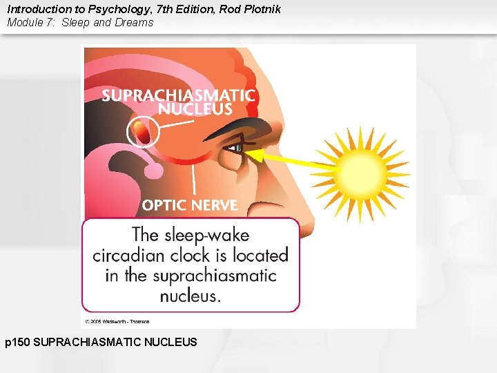 Introduction to Psychology, 7 th Edition, Rod Plotnik Module 7: Sleep and Dreams p