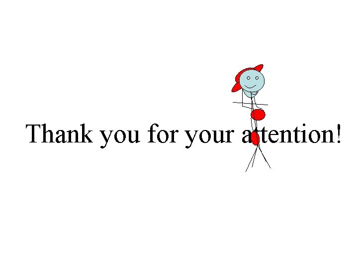 Thank you for your attention! Thank you for your attention!