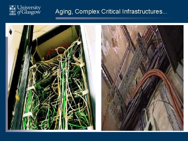 Aging, Complex Critical Infrastructures. . . Aging, Complex Critical Infrastructures. . .