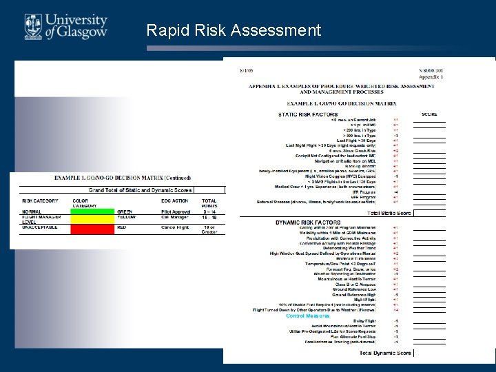 Rapid Risk Assessment Rapid Risk Assessment