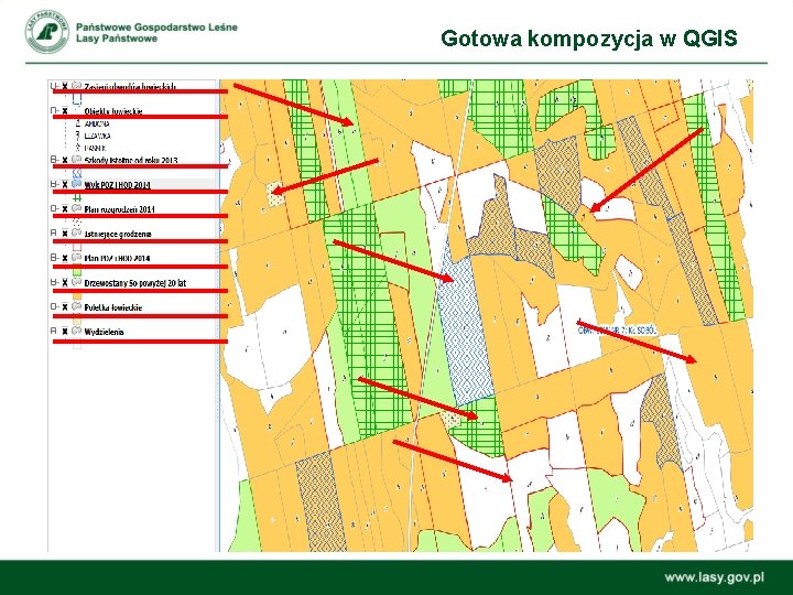 Gotowa kompozycja w QGIS 