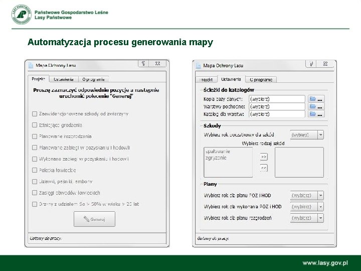 Automatyzacja procesu generowania mapy 