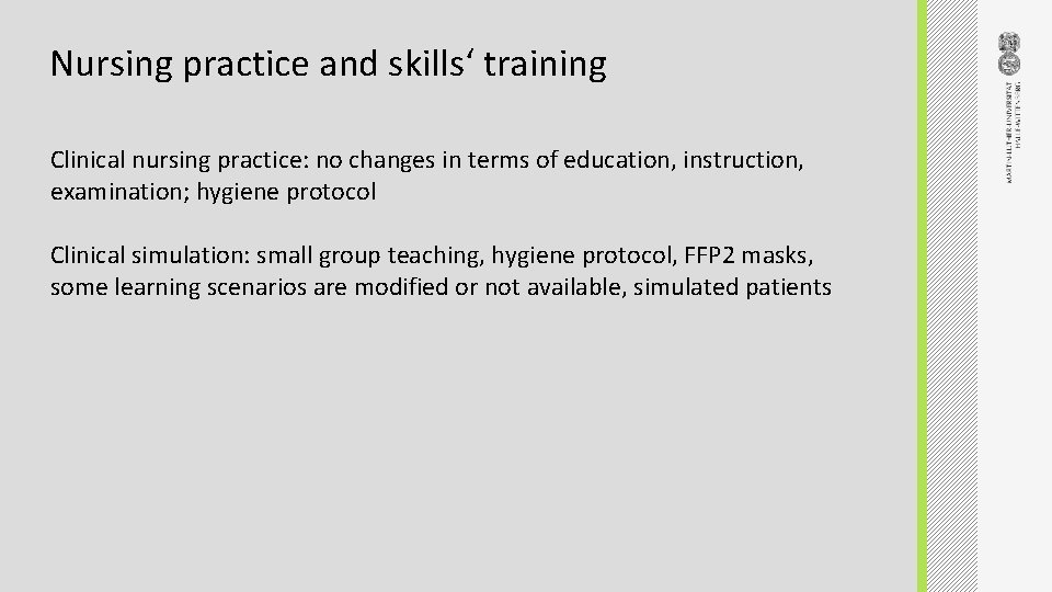 Impact of Covid19 on nursing education in Europe