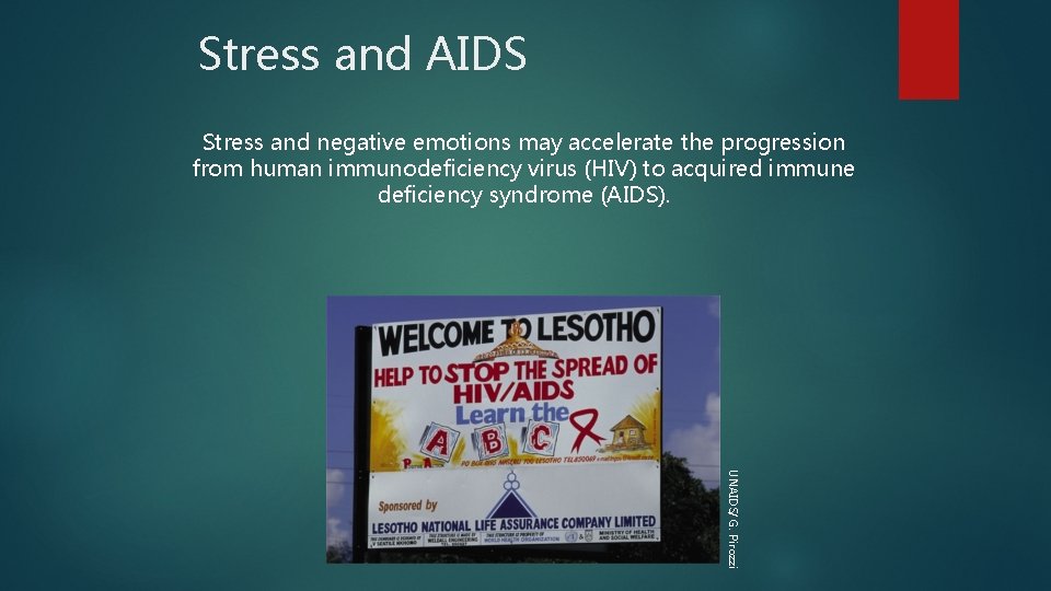 Stress and AIDS Stress and negative emotions may accelerate the progression from human immunodeficiency