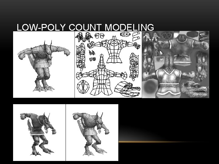 LOW-POLY COUNT MODELING 