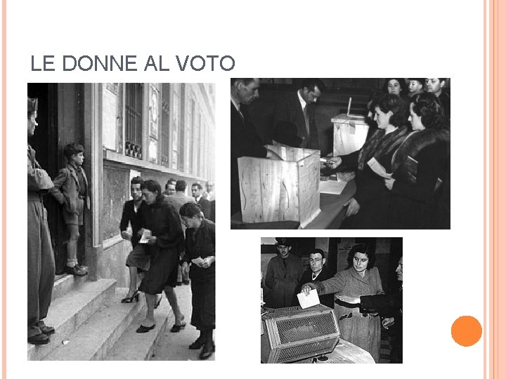 LE DONNE AL VOTO 