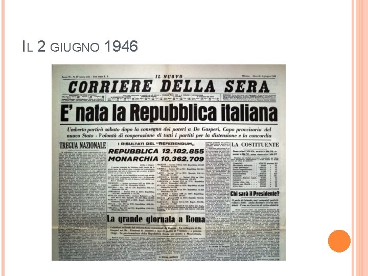 IL 2 GIUGNO 1946 