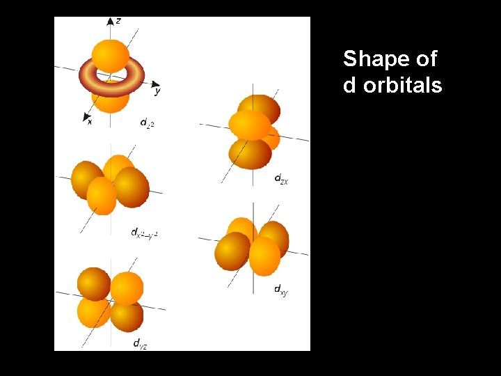Shape of d orbitals 