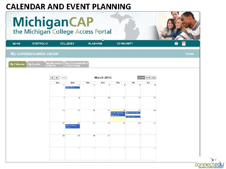 CALENDAR AND EVENT PLANNING 