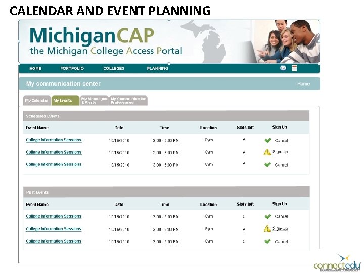 CALENDAR AND EVENT PLANNING 