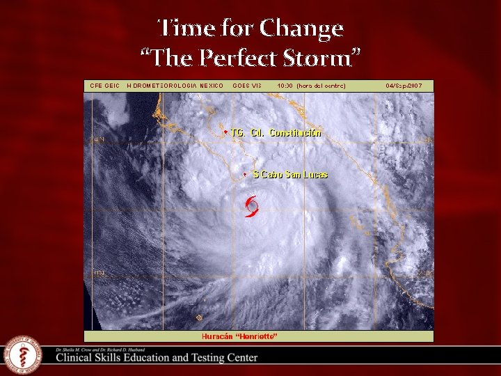 Time for Change “The Perfect Storm” 