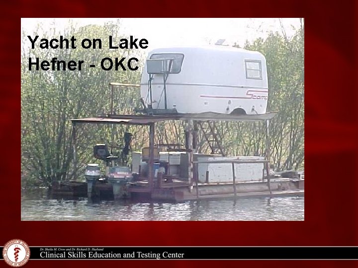 Yacht on Lake Hefner - OKC 