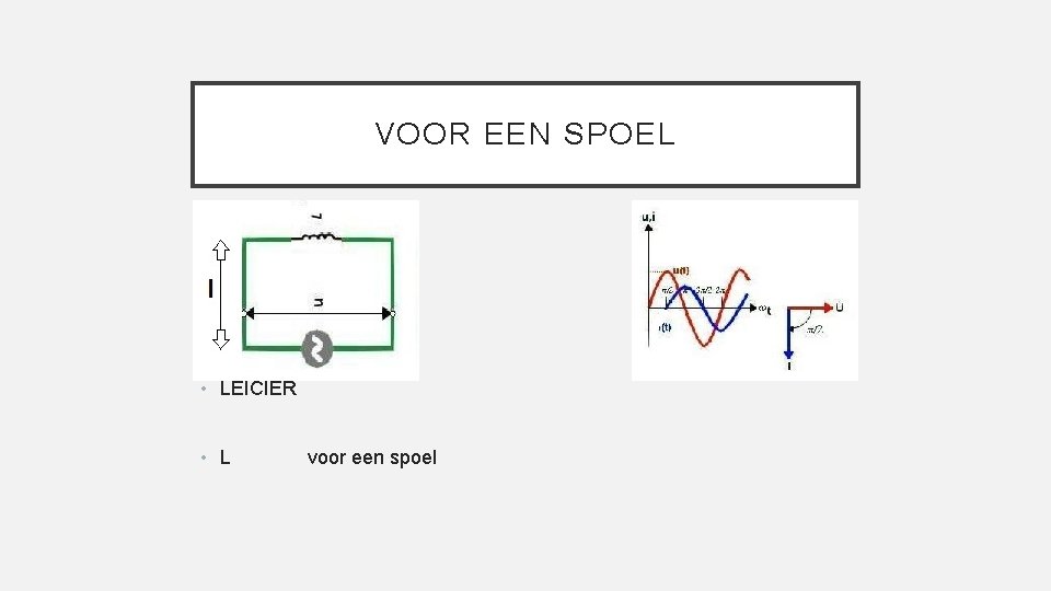 VOOR EEN SPOEL • LEICIER • L voor een spoel 