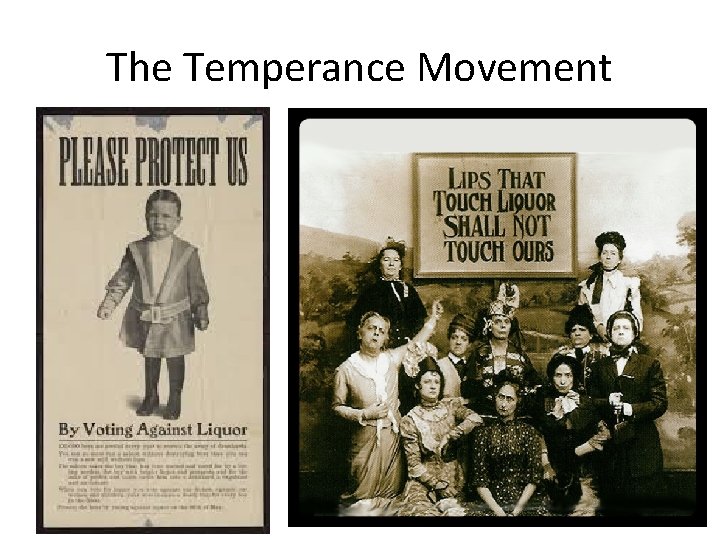 The Temperance Movement The Temperance Movement