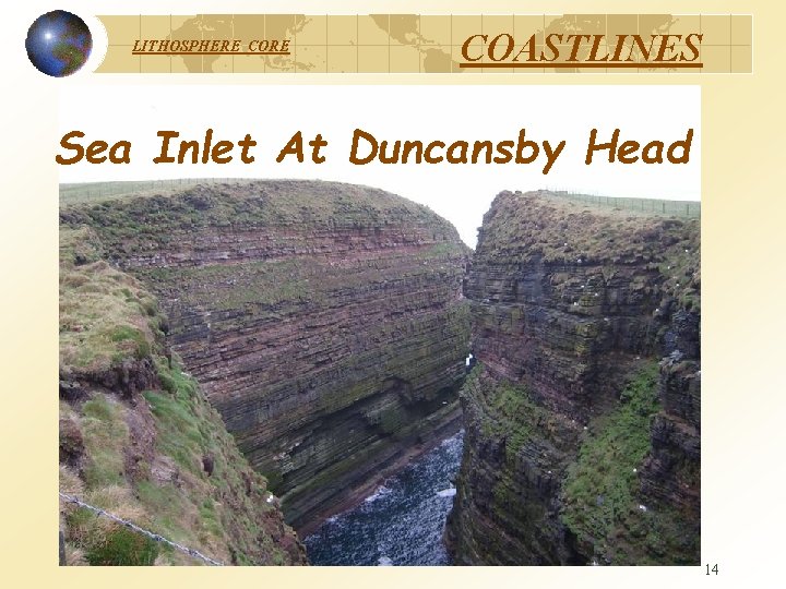 LITHOSPHERE COASTLINES Sea Inlet At Duncansby Head 14 