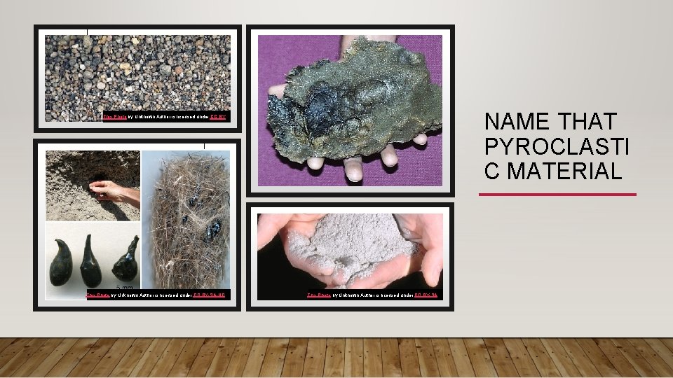 NAME THAT PYROCLASTI C MATERIAL This Photo by Unknown Author is licensed under CC