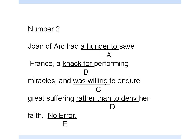 Number 2 Joan of Arc had a hunger to save A France, a knack