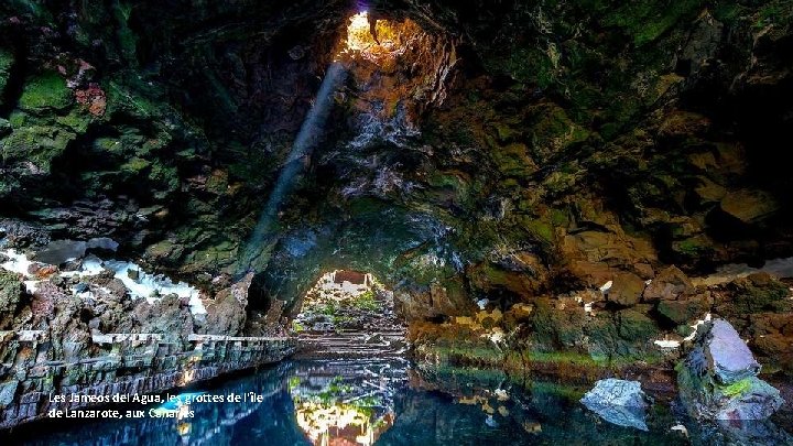 Les Jameos del Agua, les grottes de l'île de Lanzarote, aux Canaries 