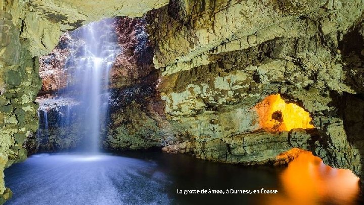 La grotte de Smoo, à Durness, en Écosse 