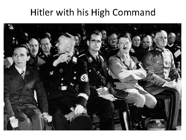 Hitler with his High Command 