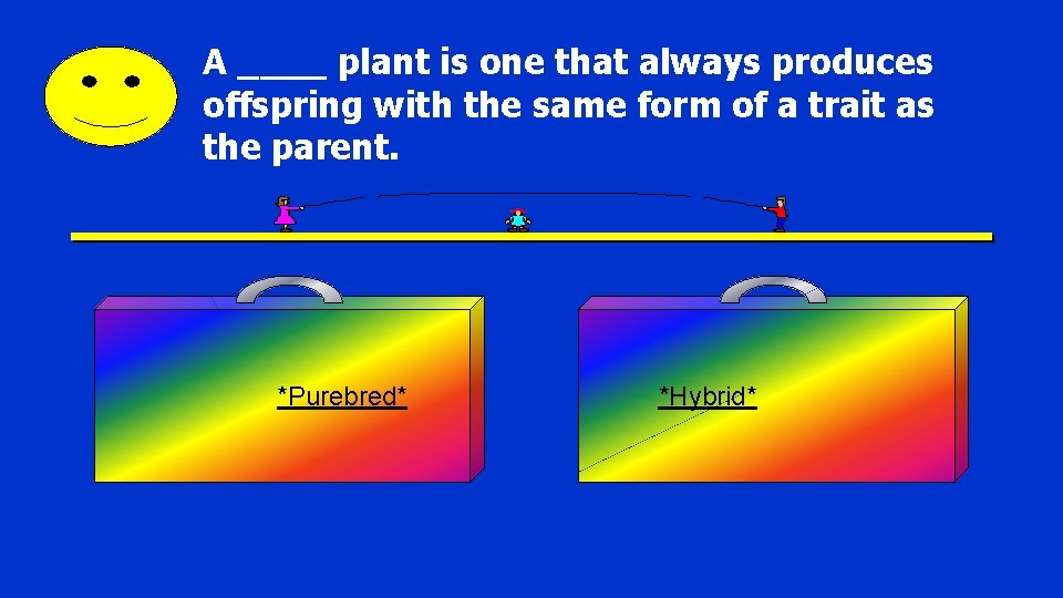 A ____ plant is one that always produces offspring with the same form of