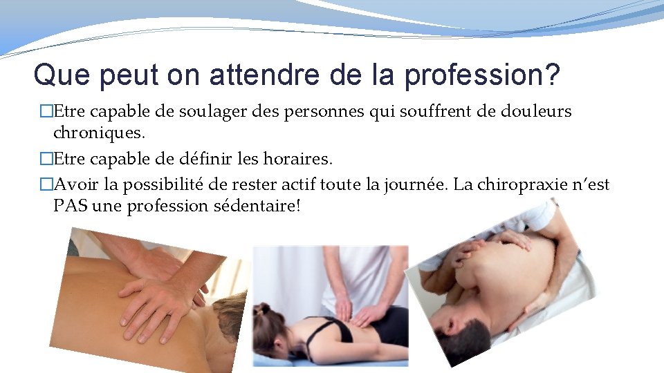 Quelle profession choisir La chiropraxie Quest ce que — free download
