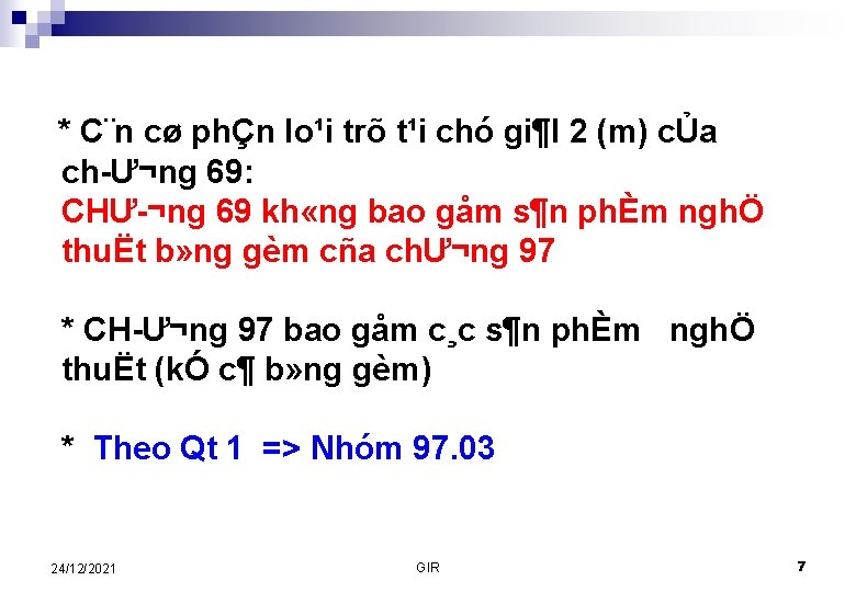 * C¨n cø phÇn lo¹i trõ t¹i chó gi¶I 2 (m) cỦa ch Ư¬ng