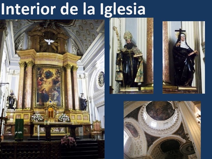 Interior de la Iglesia 