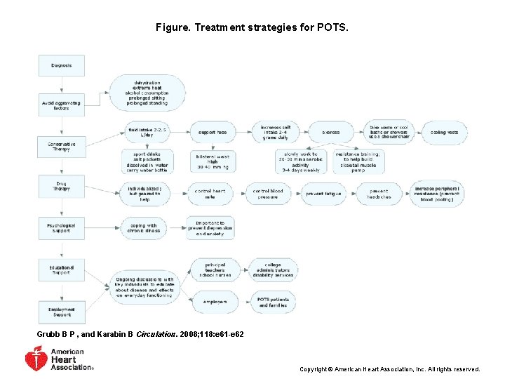 Figure. Treatment strategies for POTS. Grubb B P , and Karabin B Circulation. 2008;