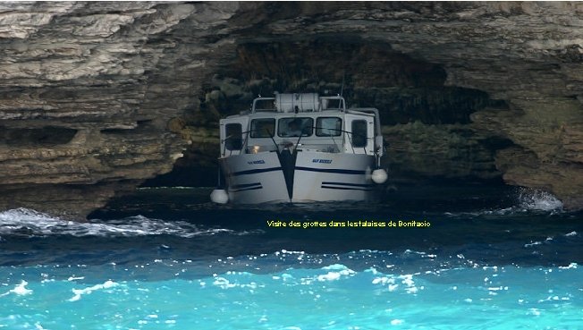 Visite des grottes dans les falaises de Bonifacio 