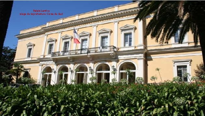 Palais Lantivy siège de la préfecture Corse du Sud 