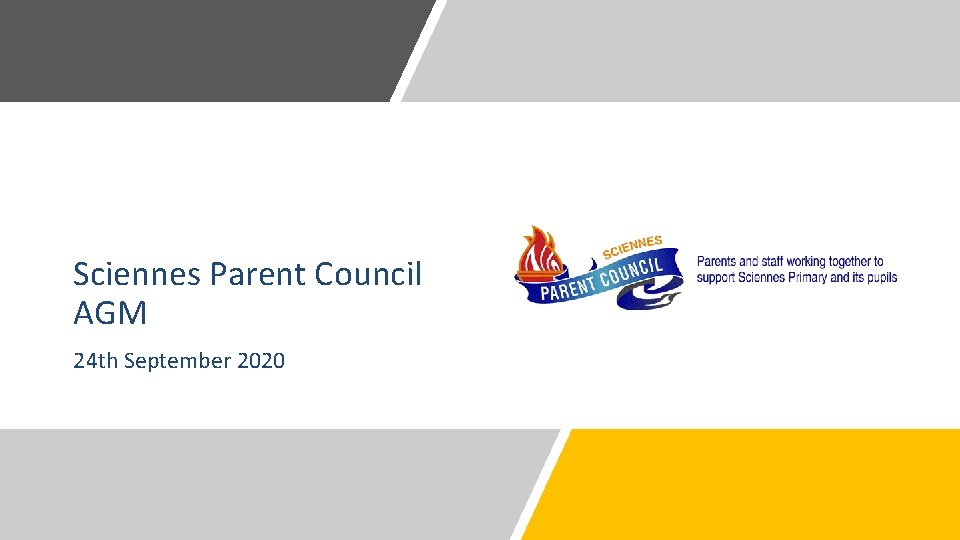 Sciennes Parent Council AGM 24 th September 2020 
