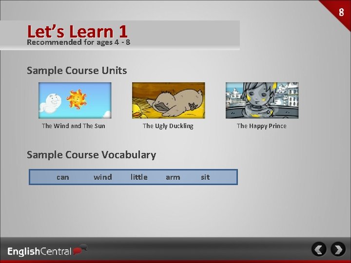 Let’s Learn 1 Recommended for ages 4 - 8 Sample Course Units The Wind