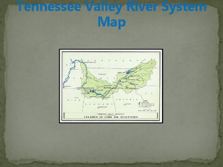 Tennessee Valley River System Map 
