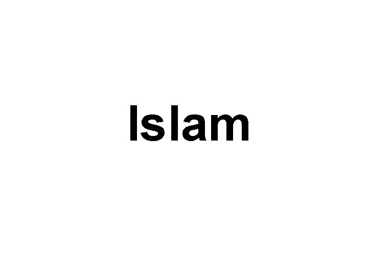 Islam 
