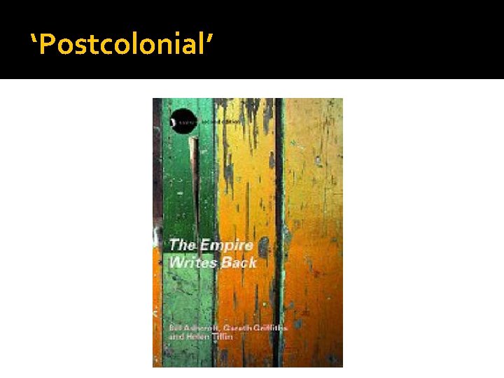 ‘Postcolonial’ 