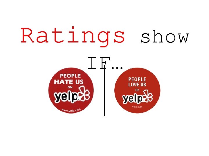 Ratings show IF… 