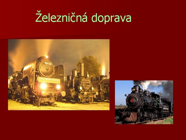 Železničná doprava 